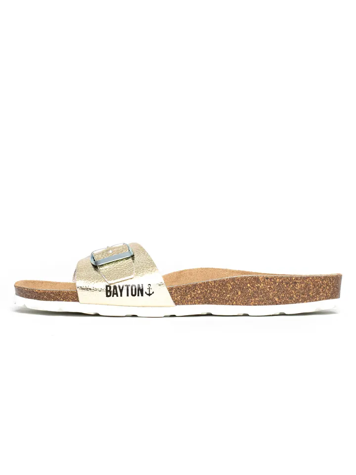 Bayton Zapatos abiertos amarillo claro