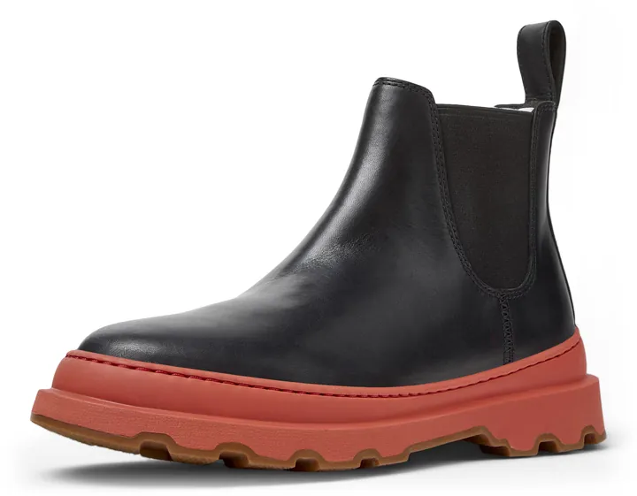 CAMPER Botas Chelsea 'Brutus ' marrón rojizo / negro