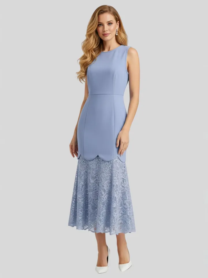 LapaPlus Vestido de noche 'Women Dress' azul cielo