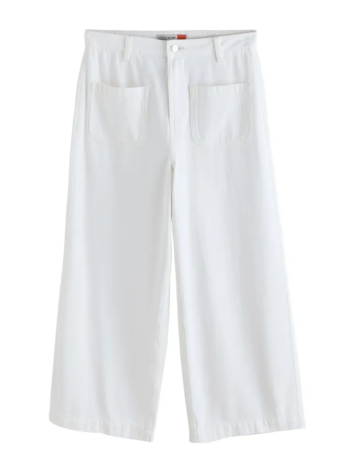 Next Vaquero blanco denim