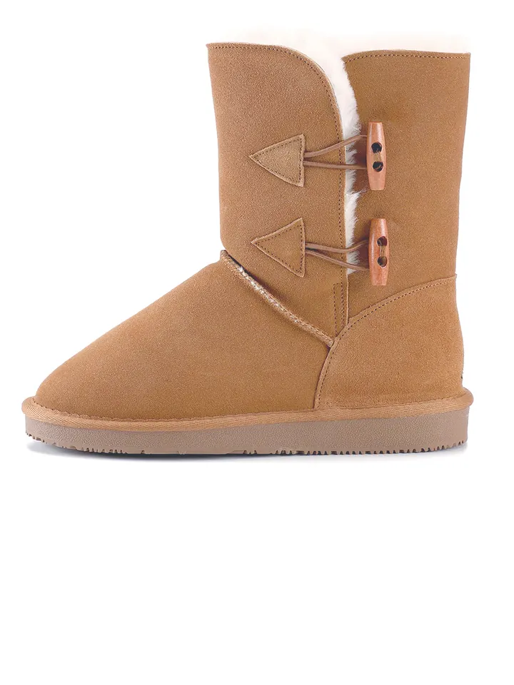 Gooce Botas de nieve 'Hubbard' marrón castaño / blanco