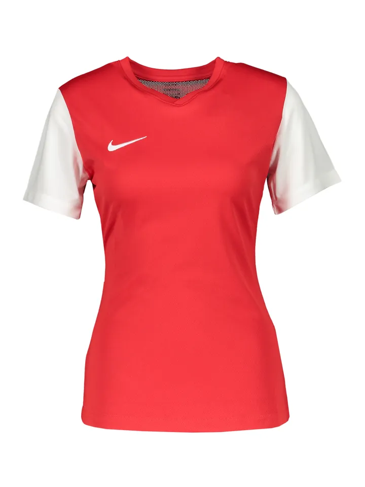 NIKE Camiseta de fútbol 'Tiempo Premier II' rojo vivo / blanco