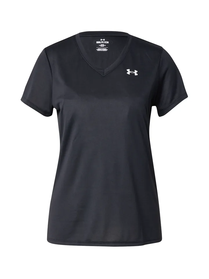 UNDER ARMOUR Camiseta funcional negro / blanco