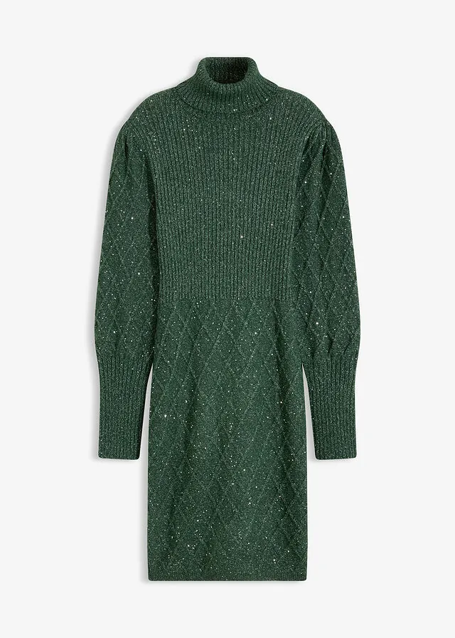 Vestido de punto con lentejuelas