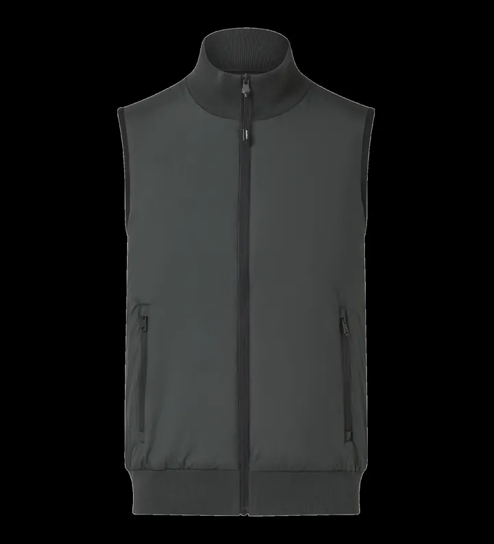 ECOALF para hombre. MCMGAKNFRESV0640S24-506 Chaleco Fresno verde (S), Casual, Sintético