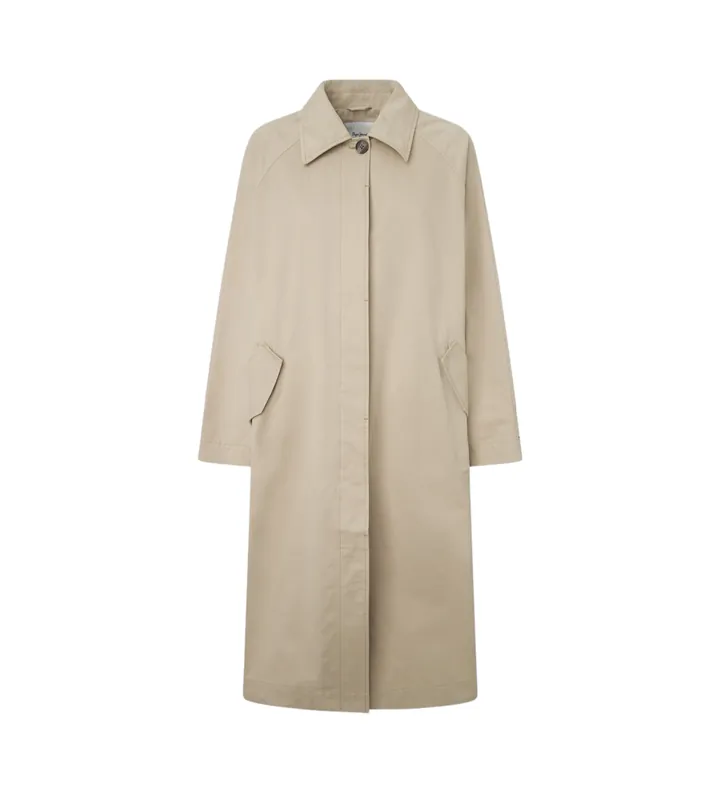 Pepe Jeans para mujer. PL402418 Gabardina Alice beige (M), Casual