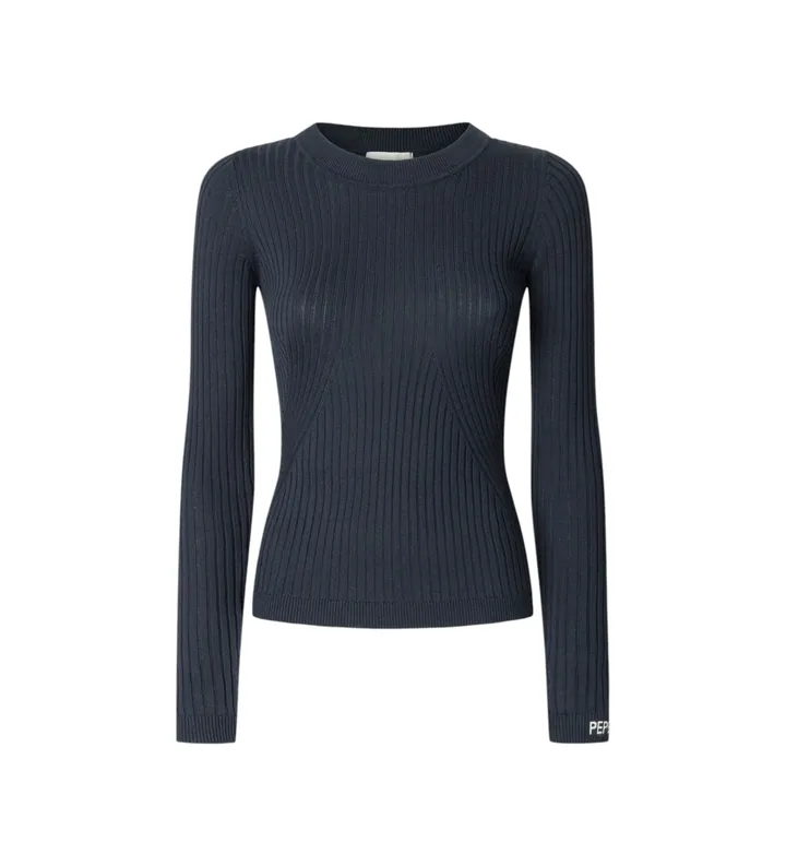Pepe Jeans para mujer. PL7000025 Jersey Carla marino (L), Casual, Algodón