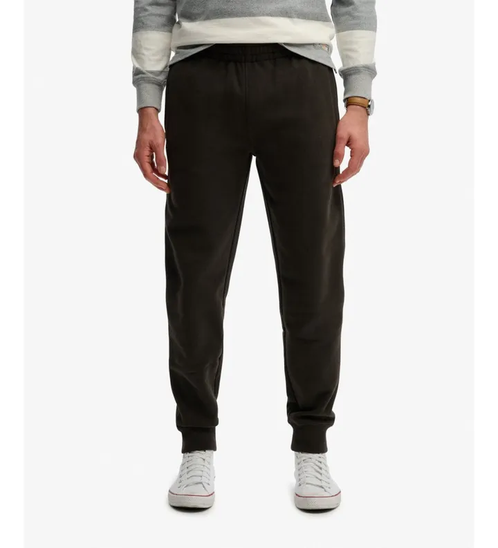 Superdry para hombre. M7011323A Pantalón Essential Logo verde (L), Casual, Algodón