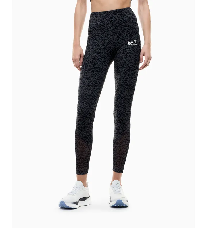 EA7 para mujer. 7W000920_AF13418 Leggings Vigor7 Lab negro (L), Deportivo, Poliamida