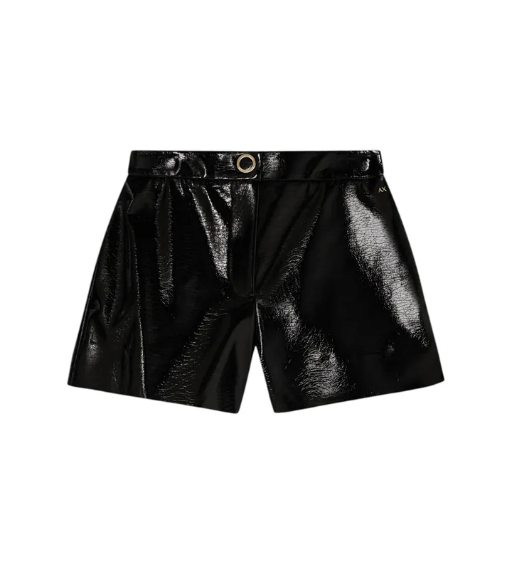 A|X Armani Exchange para mujer. XW001815AF18859UC001 Shorts Talle Alto negro (3XL), Casual, Viscosa
