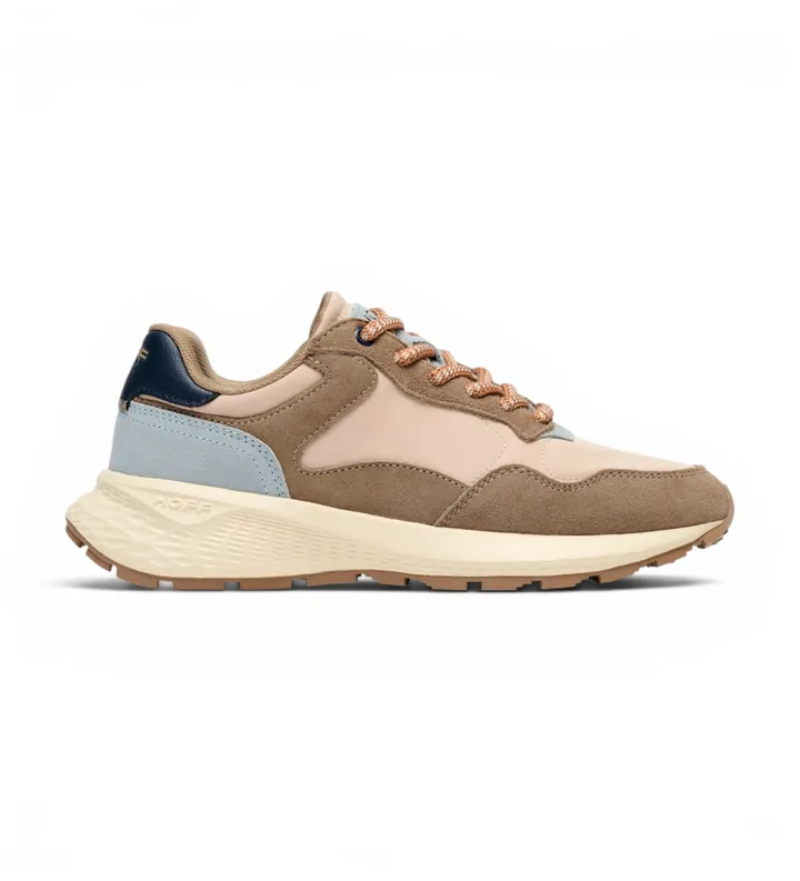 HOFF unisex. 22435603 Zapatillas de Piel City Mkii Nairobi marrón (37), Beige, Plano, Cordones, Casual