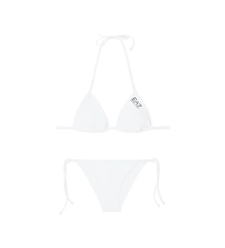 EA7 para mujer. 7W000318_AF20663 Bikini Sport blanco (XS), Beachwear, Poliamida