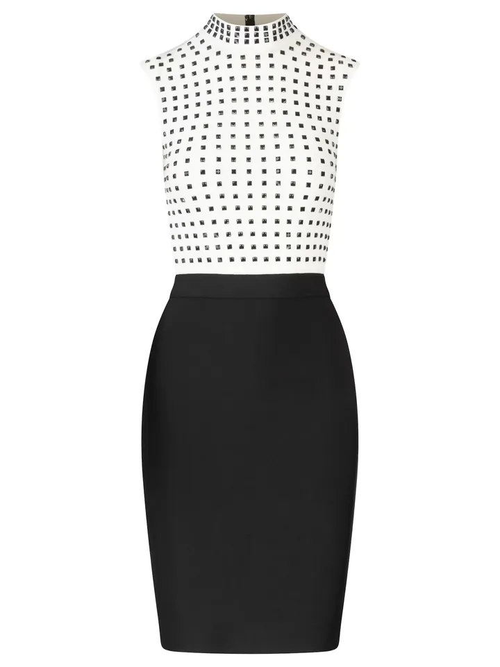 Kraimod Vestido negro / blanco