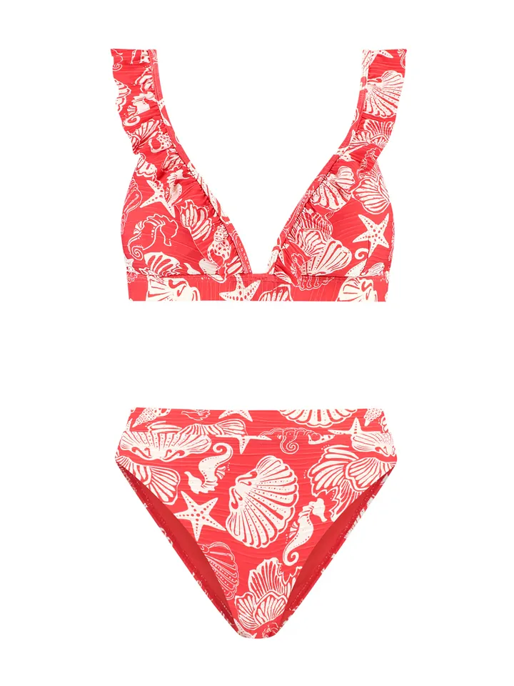 Shiwi Bikini 'Bobby' rojo / blanco