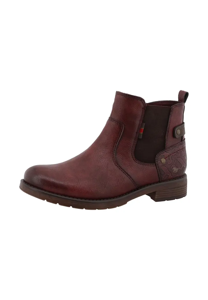 MUSTANG Botines 'Elfi'  burdeos