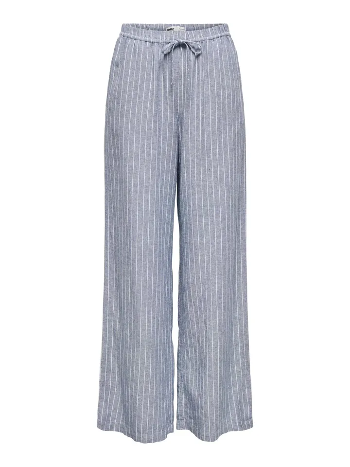 ONLY Pantalón 'ONLLUDO'  azul / blanco