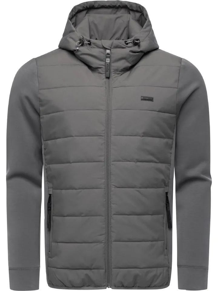 Ragwear Chaqueta funcional 'Rendy Tech' gris humo / negro