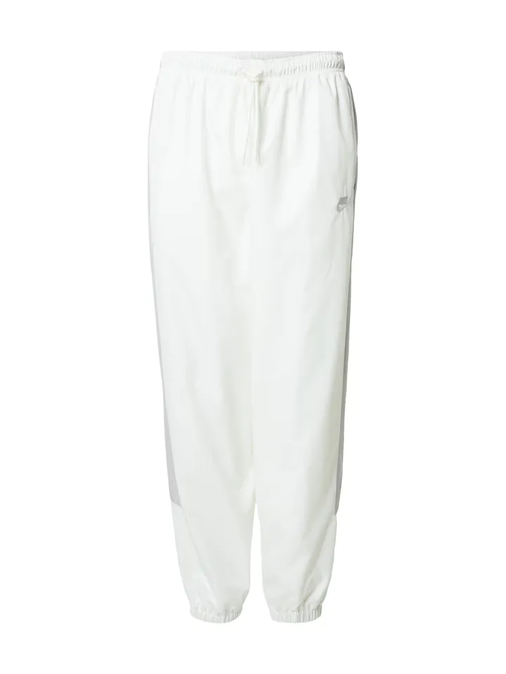 Nike Sportswear Pantalón gris claro / blanco