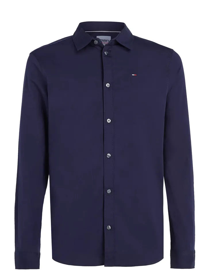Tommy Jeans Camisa azul oscuro / rojo / blanco