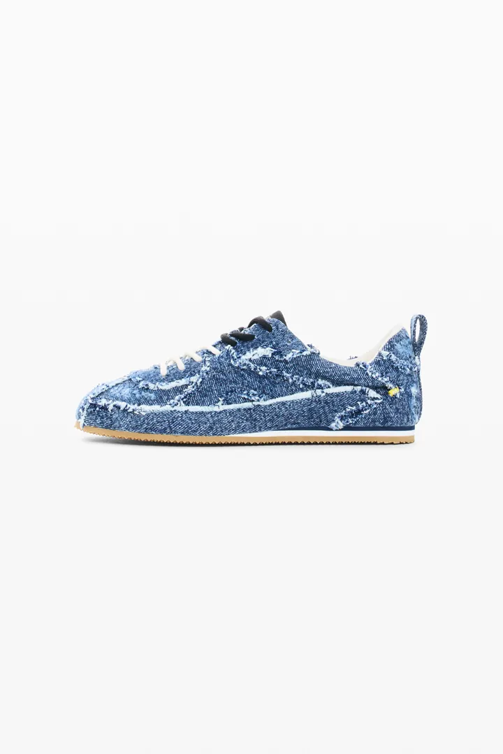 Desigual, Zapatillas 100% Algodón, Mujer, Algodon, Azul, 36