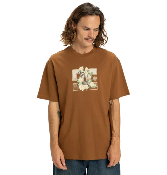 Rose And Thorn Star - Camiseta de manga corta Marrón hombre