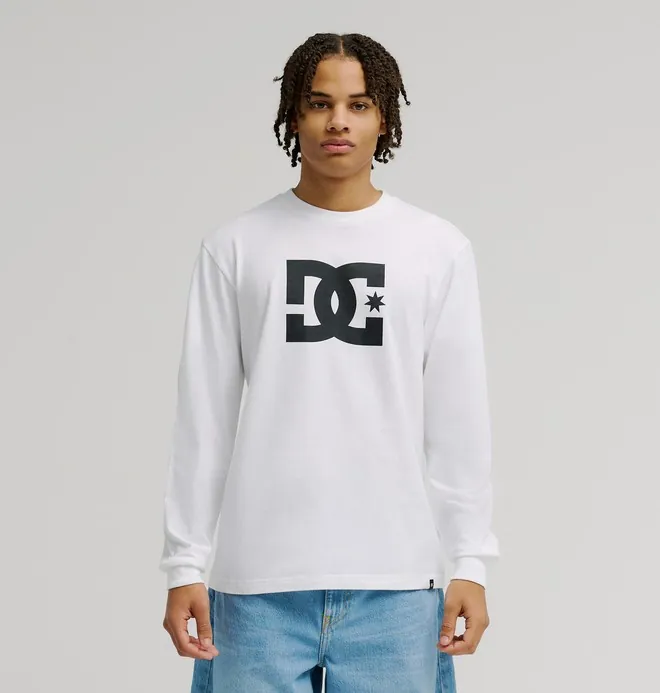 DC Star Hls - Camiseta de manga larga Blanco hombre