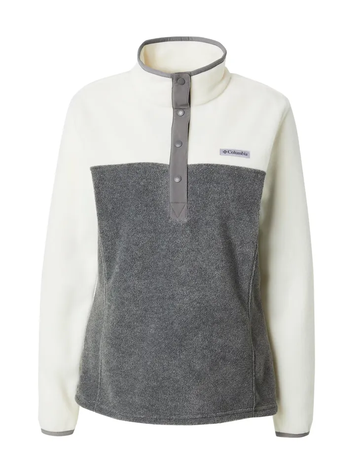 COLUMBIA Jersey deportivo 'Benton Springs' gris oscuro / blanco
