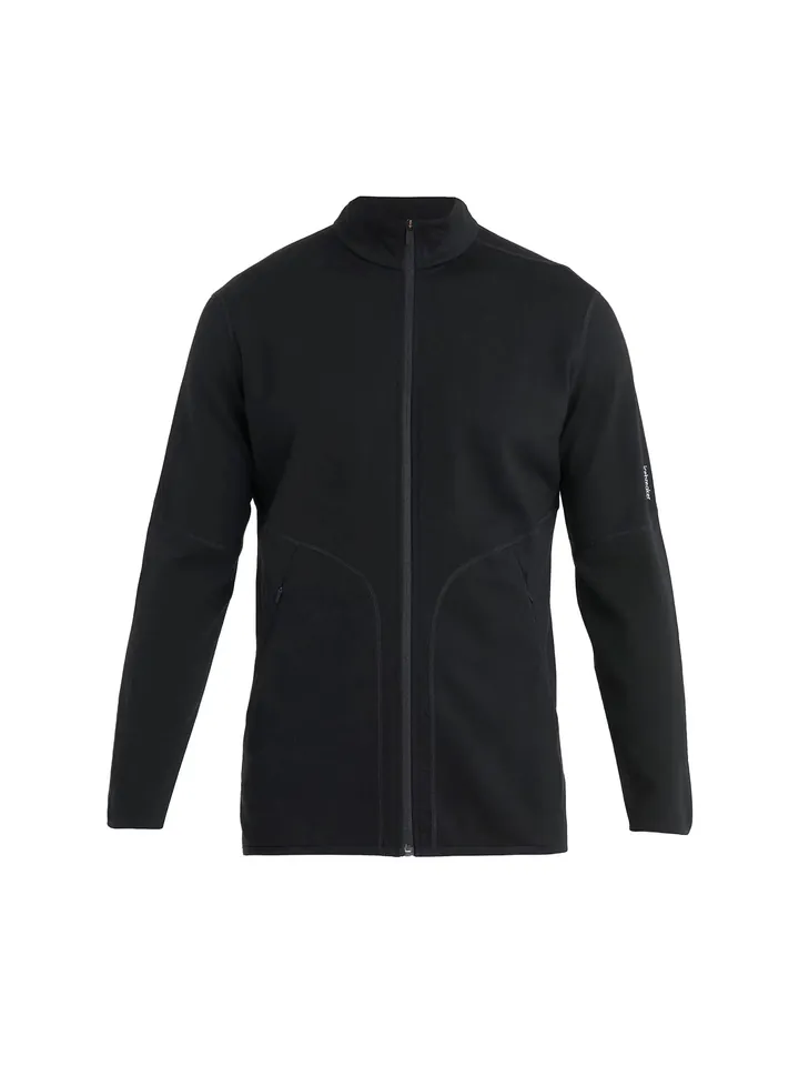 ICEBREAKER Sudadera con cremallera deportiva 'EleMtal II'  negro