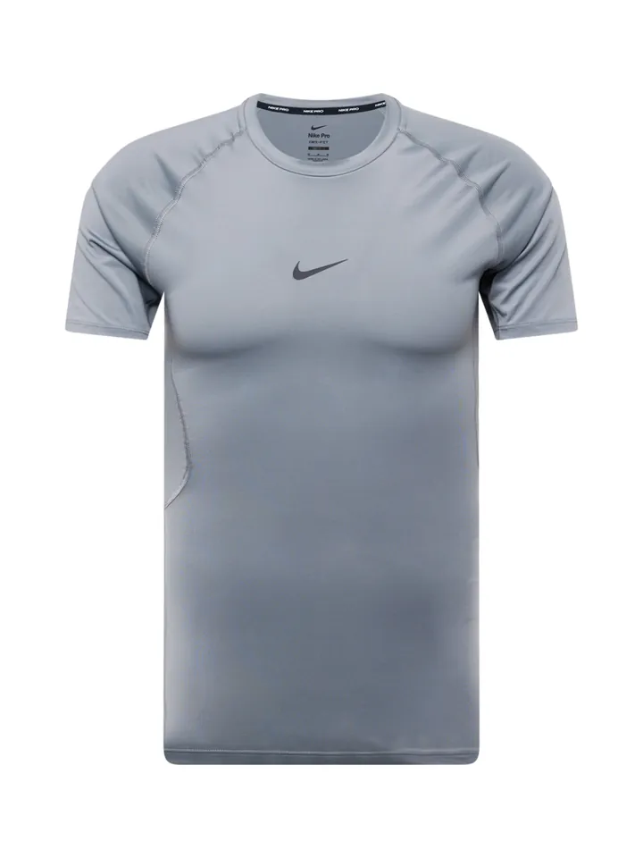 NIKE Camiseta funcional 'PRO' gris basalto / negro