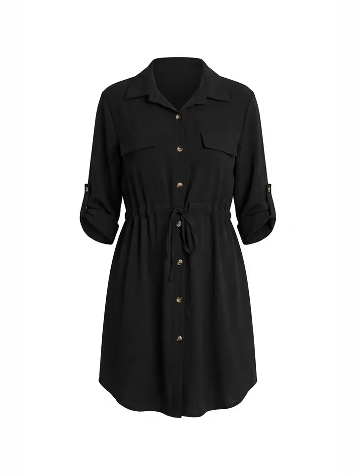 Figl Vestido camisero 'M1131' negro