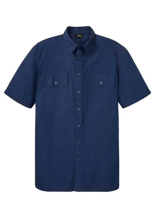 Camisa de manga corta de algodón puro