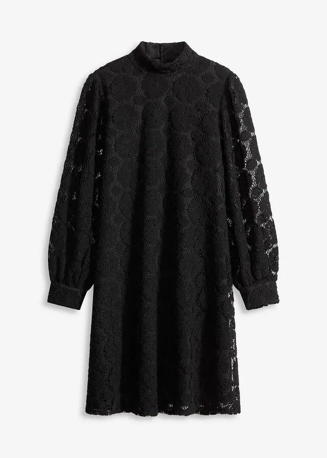 Vestido corto de encaje