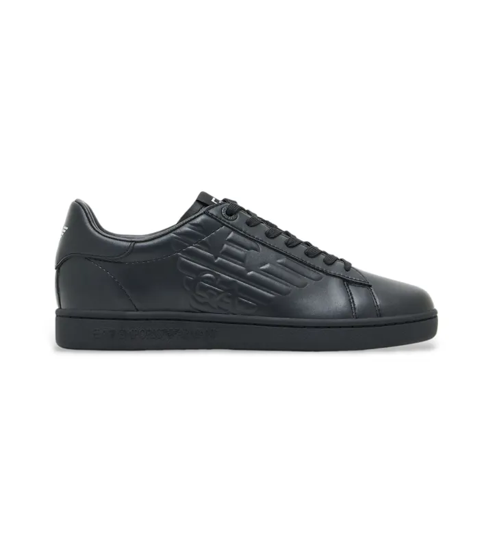 EA7 unisex. 7X000331_AF10848 Zapatillas Classic Cc negro (35 1/3), Piel, Plano, Cordones, Casual