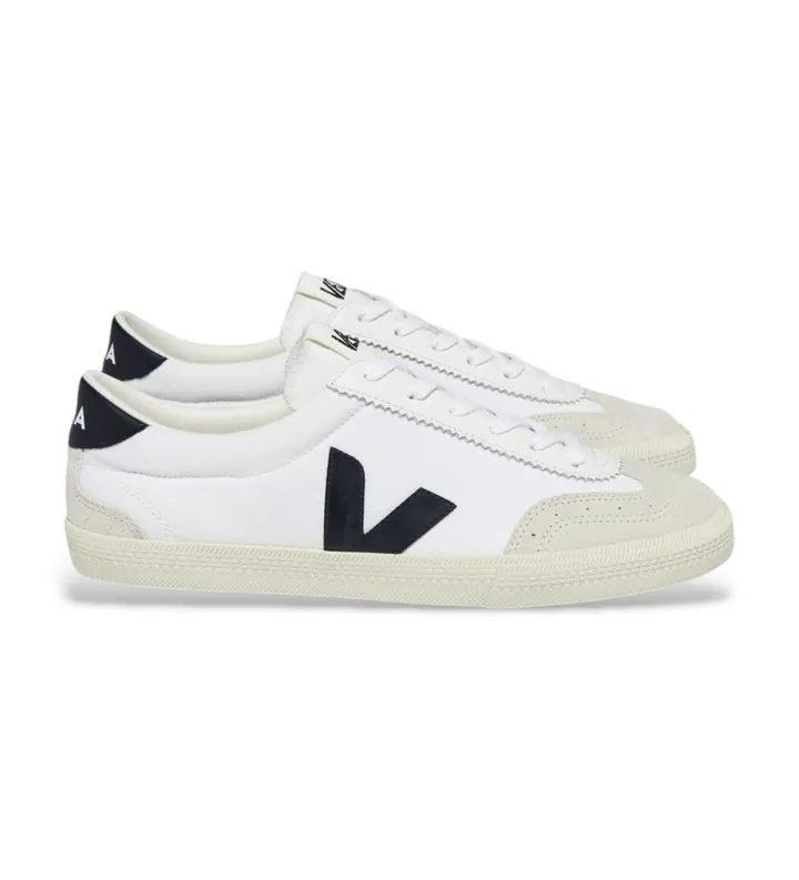 VEJA unisex. VO0103524 Zapatillas Volley blanco, negro (37), Plano, Ante, Cordones, Casual