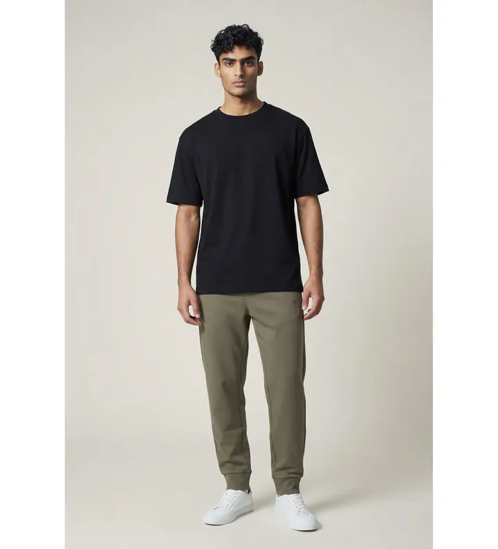 BOSS para hombre. 50555505 Pantalón Hadiko verde (L), Casual, Algodón