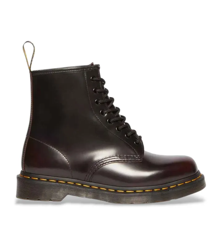 Dr Martens para mujer. 41773600 Botas 1460 de piel Arcadia en Rojo Cereza (36), Plano, Cordones, Casual, Granate