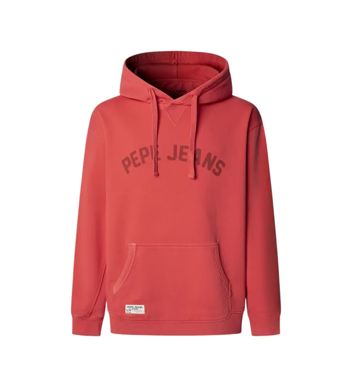 Pepe Jeans para hombre. PM5800145 Sudadera Gio rojo (L), Casual, Algodón
