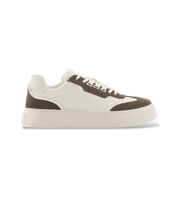 A|X Armani Exchange para hombre. XM002200AF21419MZ439 Zapatillas casual pro blanco (39), Negro, Tela, 3 a 5cm, Cordones