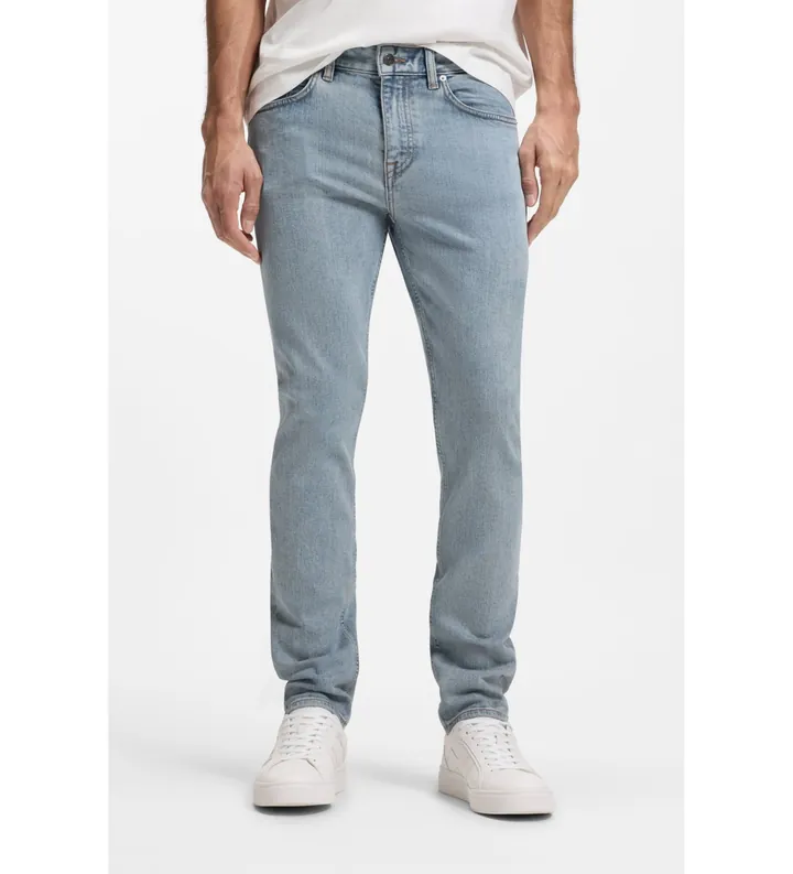 BOSS para hombre. 50556871 Vaqueros Delaware azul (38/34), Casual, Algodón, Denim