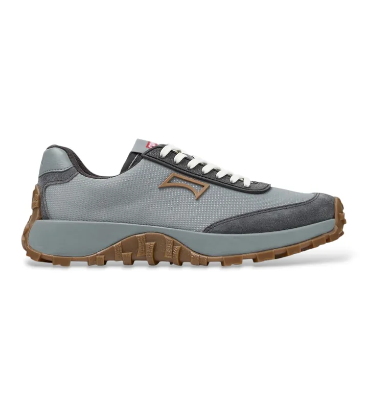 Camper para mujer. K201462-060 Zapatillas Drift Trail azul y gris (36), Plano, Cordones, Casual, Poliéster reciclado