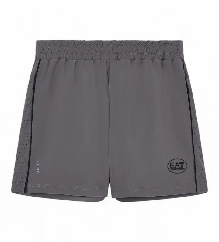 EA7 para hombre. 7M001525_AF21059 Pantalones Cortos Tennis Pro Gris (M), Casual, Deportivo, Sportswear, Multideporte, Poliéster