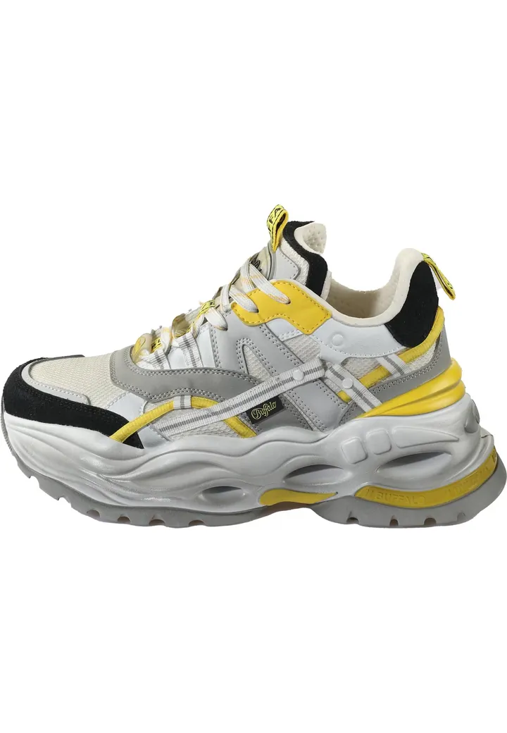 BUFFALO Zapatillas deportivas bajas amarillo / gris / negro