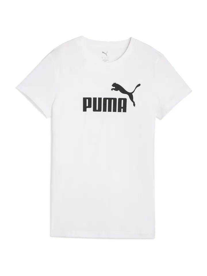 PUMA Camiseta funcional 'Ess No. 1' negro / blanco