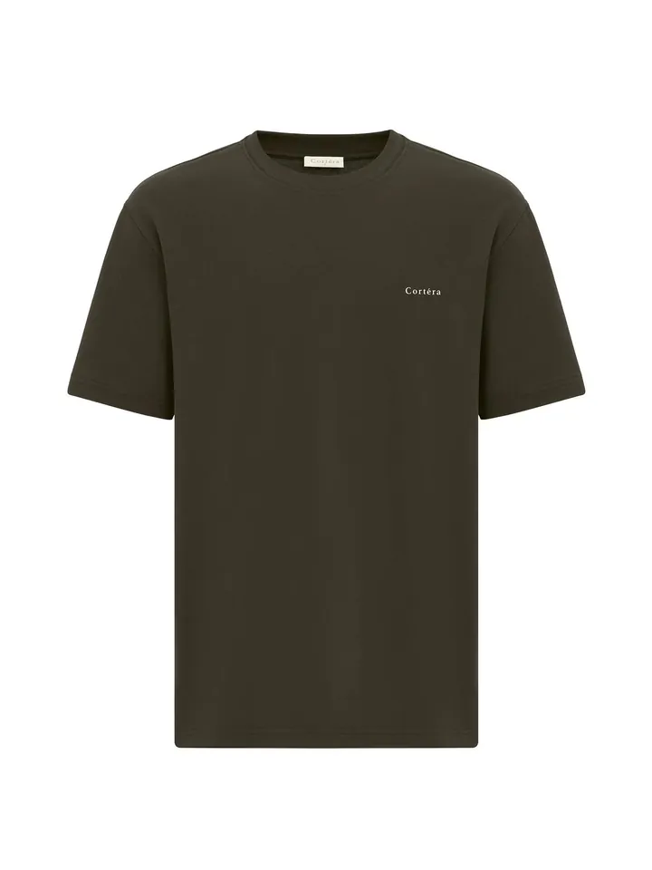 Cortera Camiseta  pino / blanco