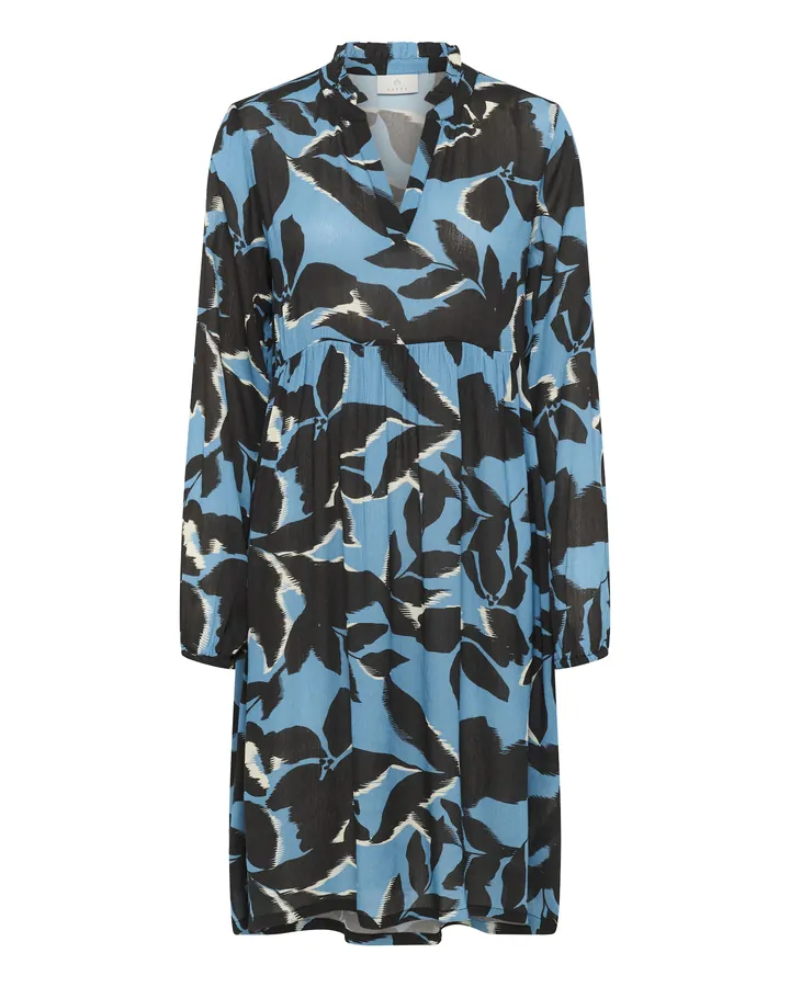 Kaffe Vestido 'Lisette' azul / negro