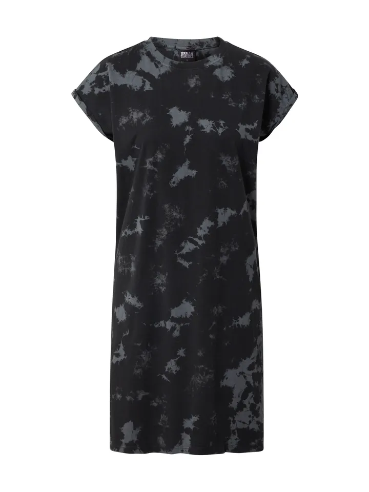 Urban Classics Vestido gris humo / negro