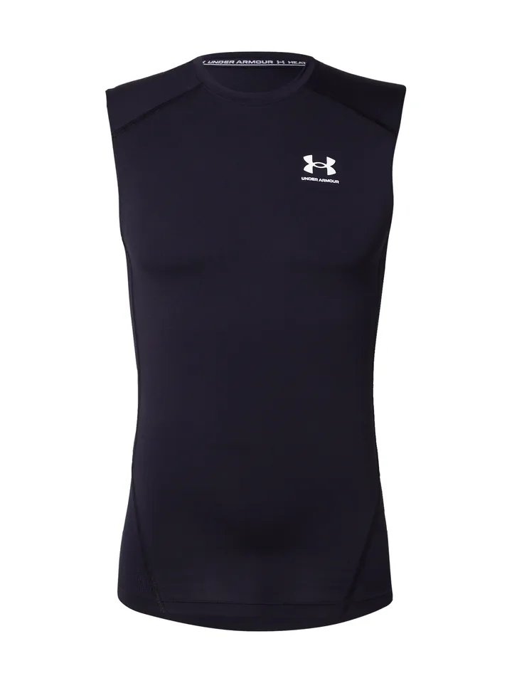 UNDER ARMOUR Camiseta funcional negro / blanco