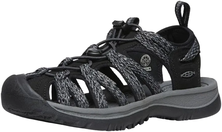 KEEN Sandalias 'Whisper'  gris plateado / negro