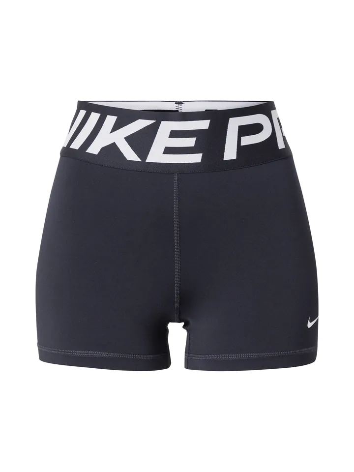 NIKE Pantalón deportivo negro / blanco