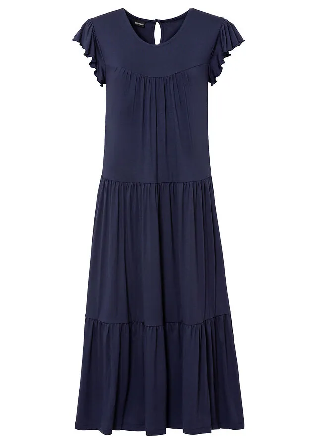 Vestido midi de viscosa sostenible